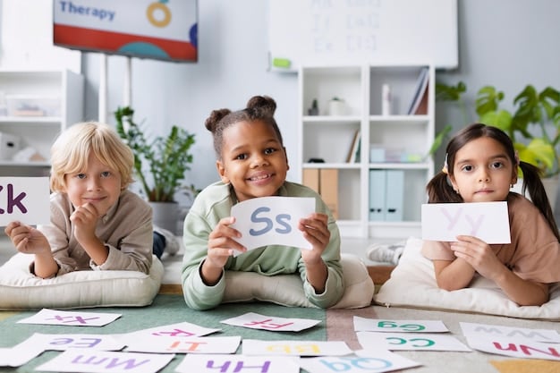 Children Engaged in Learning Activities